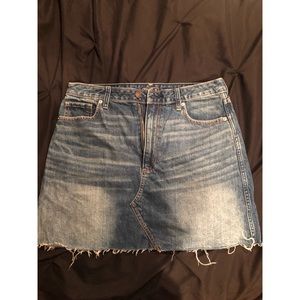 Medium Wash A&F Skirt